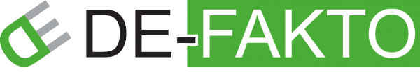 Логотип компании DE-FAKTO